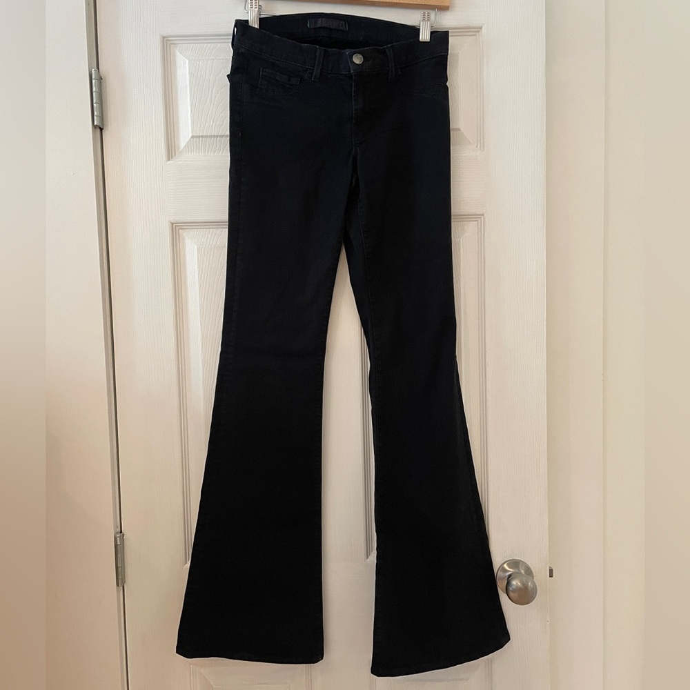 J Brand Jeans Black Flare Pants